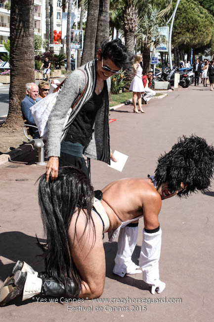 50 - Yes we Cannes - Festival de Cannes 2015 - Crazy Horse Guard - 22052015 (c) Benjamin Dubuis 2015